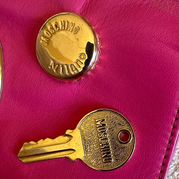 Moschino Pink Mini Bag with Gold Accents - Picture 7 of 9
